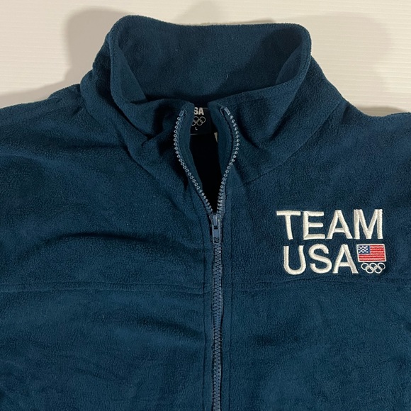 Team USA Olympics Fleece zip up - Picture 2 of 2